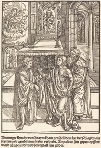 Ein junger Knecht von Znaym ... von Master of the Miracles of Mariazell