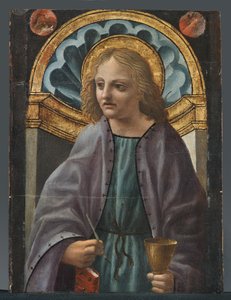 Der heilige Johannes der Evangelist von Master of the Pala Sforzesca