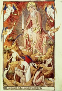 Ms Lat. 9471 f.194 Das Jüngste Gericht, aus den Grandes Heures de Rohan, ca. 1418-25 von Master of the Rohan Hours