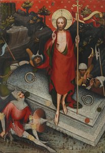 Die Auferstehung (vom Treboner Altar) von Master of the Trebon Altarpiece
