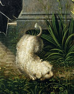 Die Predigt des heiligen Gery, "die pastorale Predigt" von Master of the View of Saint Gudula