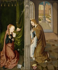 Die Verkündigung, ca. 1470-1480 von Master of the Virgo Inter Virgines