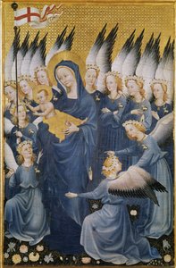 Die Jungfrau mit dem Kind von Master of the Wilton Diptych