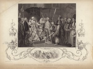 König George III. empfängt den türkischen Botschafter und Gefolge von Mather Brown