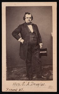 Porträt von Stephen Arnold Douglas 1813-1861, vor 1861 von Mathew Brady
