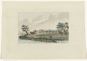Festnahme der Prinzessin bei Goejanverwellesluis, 1787 von Mathias de Sallieth