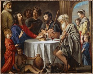 Die Pilger von Emmaus von Mathieu Le Nain