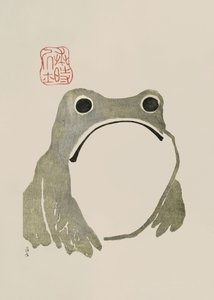 Grimmiger Frosch I Original von Matsumoto Hoji