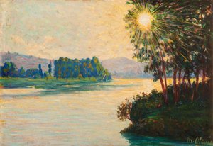 Sonnenaufgang am Fluss