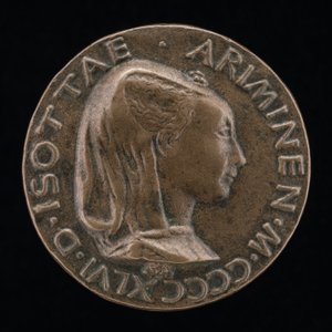 Isotta degli Atti, 1432-1474, Geliebte 1446, dann Ehefrau nach 1453, von Sigismondo Malatesta [Vorderseite]