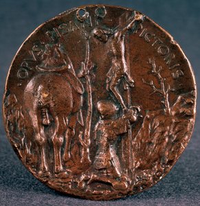 Medaille zu Ehren von Sigismondo Pandolfo Malatesta Rückseite, 1446 von Matteo di Andrea de Pasti