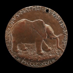 Der Malatesta-Elefant auf einer Wiese von Matteo di Andrea de Pasti