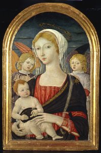 Madonna mit Kind und Engeln, ca. 1470