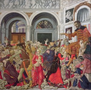 Das Massaker der Unschuldigen von Matteo di Giovanni di Bartolo