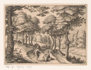 Juda und Thamar (Landschaften in der Schwalbach-Region, Die Schwalbacher Reise) von Matthäus Merian (I)