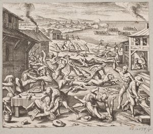 So wurde auch dieser Frieden durch Betrug gebrochen von Matthäus Merian d.Æ.
