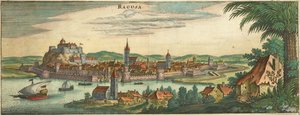 Dubrovnik - Ragusa, Negroponte (beschnitten) von Matthaus Merian