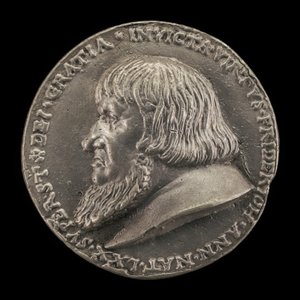 Friedrich der Ältere, 1460-1536, Markgraf von Brandenburg-Ansbach 1486 [Vorderseite], 1528
