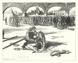 Die Legende von der Feder des Prinzen (Gravur)