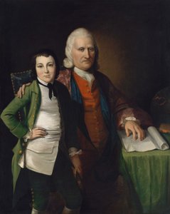 Cadwallader Colden und sein Enkel Warren De Lancey, ca. 1772 von Matthew Pratt