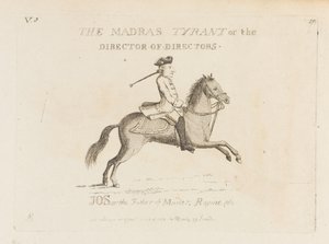 Der Tyrann von Madras oder der Direktor der Direktoren (Radierung)