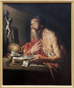 Heiliger Hieronymus von Matthias (c.1600 p.1650) Stomer