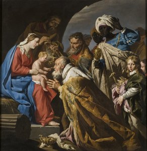 Die Anbetung der Könige von Matthias (c.1600 p.1650) Stomer