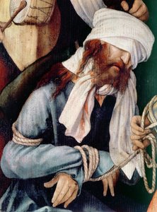 Verspottung Christi (Detail) von Matthias Grünewald