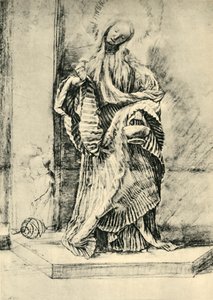 Heilige Dorothea mit Blumenkorb, ca. 1520, 1943 von Matthias Gruenewald