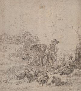 Pastorale Szene von Matthys van den Bergh