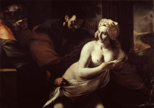 Susanna und die Ältesten, 1600er Jahre von Mattia Preti