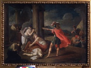 Der Tod von Camille, der Schwester von Horace von Matvei Ivanovich Puchinov