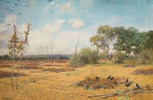 Wenn Hopfen geerntet und Gärten kahl sind, 1888 von Maud Naftel
