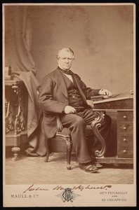Porträt von John Hawkshaw 1811-1891, vor 1876 von Maull and Co