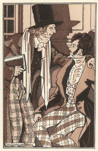 Illustration für Szenen aus dem Leben der Bohème von Henri Murger von Maurice Berty