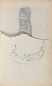 Italienisches Skizzenbuch: Gondel, Seite 46, 1898-1899 von Maurice Brazil Prendergast