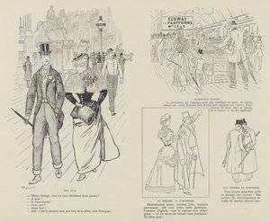 Illustration für La Vie De Londres von Mars von Maurice Charles Mathieu Bonvoisin