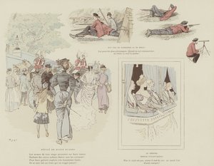 Illustration für La Vie De Londres von Mars von Maurice Charles Mathieu Bonvoisin