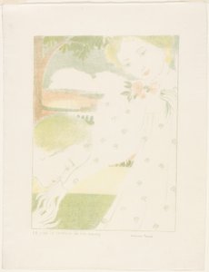 Und es ist die Liebkosung ihrer Hände, Platte acht aus Liebe von Maurice Denis