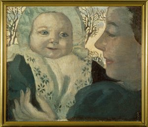 Bernadette und ihre Mutter von Maurice Denis