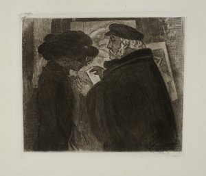 Degas und sein Modell von Maurice Denis