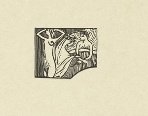 Illustration zu einem Gedicht aus der Gedichtsammlung Sagesse von Paul Verlaine