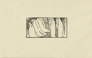 Illustration zu einem Gedicht aus der Gedichtsammlung Sagesse von Paul Verlaine