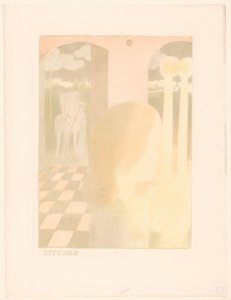 Jungfrau wartet auf ihren geliebten Ritter von Maurice Denis