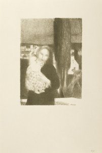 Mutter und Kind unter einem Zypressenbaum von Maurice Denis