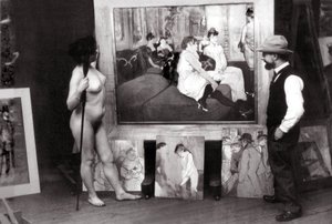 Henri de Toulouse-Lautrec in seinem Atelier