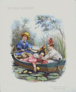 Bootfahren, Kostüme von 1830 von Maurice Leloir