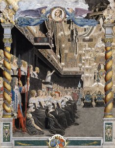 Begräbnis von Henriette Anne von England in der Basilika Saint-Denis am 21. August