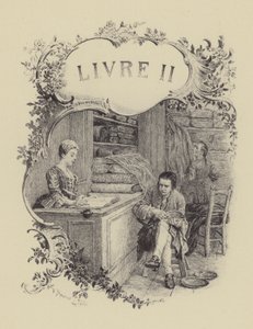 Illustration für Buch II von Les Confessions de Jean-Jacques Rousseau von Maurice Leloir