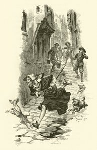 Illustration für Die drei Musketiere von Maurice Leloir